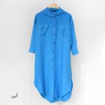 پیراهن جلو جیب کد 1087 - Image 3