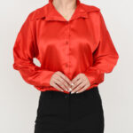 شومیز ساتن رنگی کد 1108 - Image 12