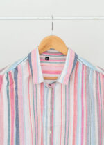 پیراهن راه راه صورتی - Image 2