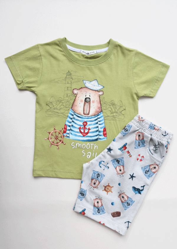 DSC_7792 ست تیشرت و شلوارک ملوان - Image 1