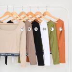 بلوز کراپ یقه خشتی - Image 3