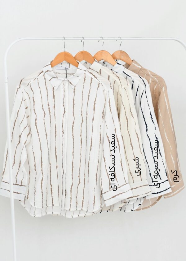 شومیز طرح دار - Image 3