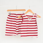 ست تاپ و شورتک راه راه - Image 3