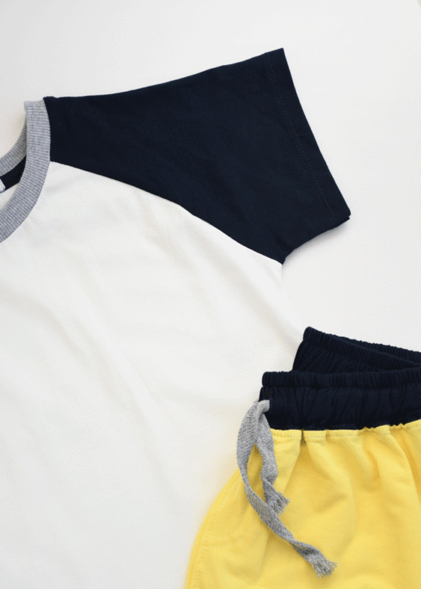 ست تیشرت و شلوارک رنگین کمان - Image 3