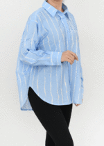 شومیز طرح دار - Image 6