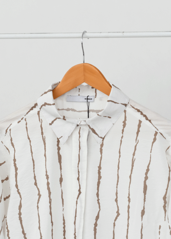 شومیز طرح دار - Image 4