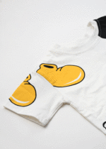 ست تیشرت و شلوارک طرح دار میکی بچگانه - Image 2