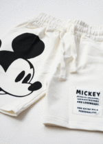 ست تیشرت و شلوارک طرح دار میکی بچگانه - Image 5