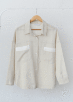 شومیز حصیری کرم