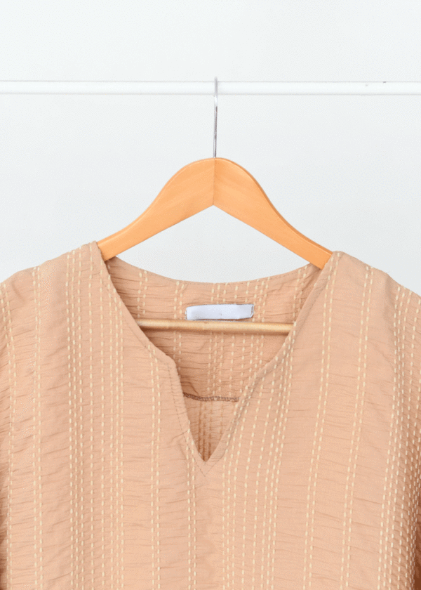 پیراهن بلند آستین پاکتی - Image 2