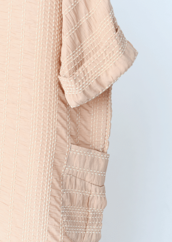 پیراهن بلند آستین پاکتی - Image 3