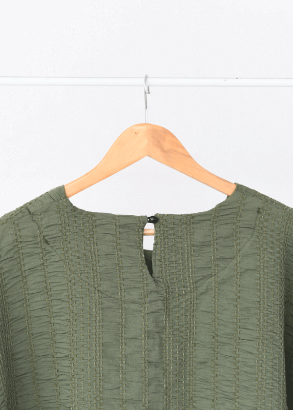 تونیک کوک دوزی آستین پاکتی - Image 4