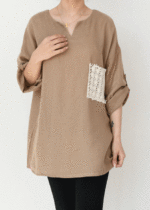 تونیک جیب مکرومه