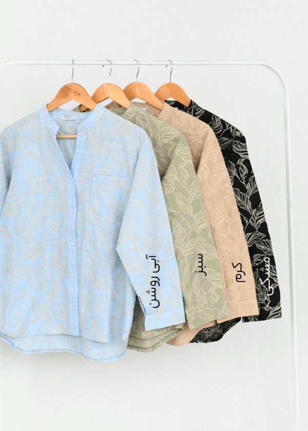 شومیز گلدوزی لینن - Image 2