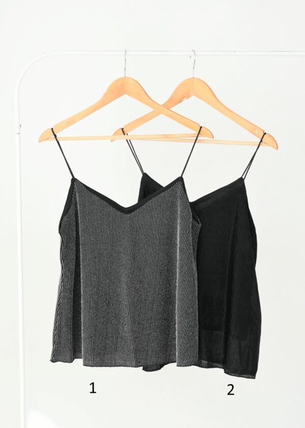 تاپ بندی راه راه لمه مشکی - Image 2