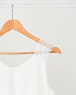 تاپ حریر آستر دار بند قلاب بافی - Image 2