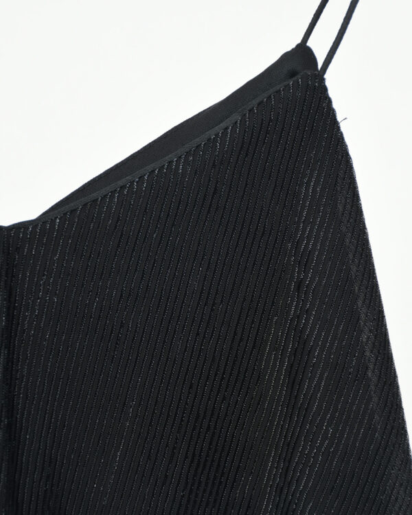 تاپ بندی راه راه لمه مشکی - Image 4