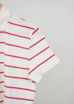 تیشرت راه راه یقه دار - Image 6