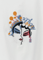 تیشرت گلدوزی چهره - Image 3