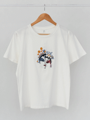 تیشرت گلدوزی چهره