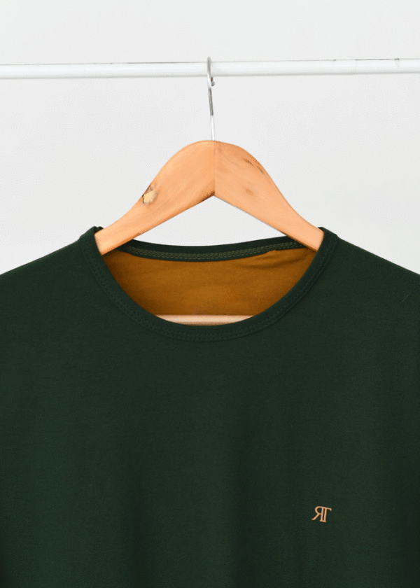 تیشرت مردانه رنگی یشمی - Image 2