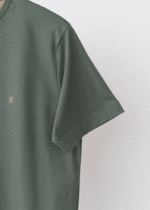 تیشرت مردانه رنگی سبز تیره - Image 2