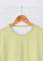 تیشرت مردانه رنگی سبز کاهویی - Image 2