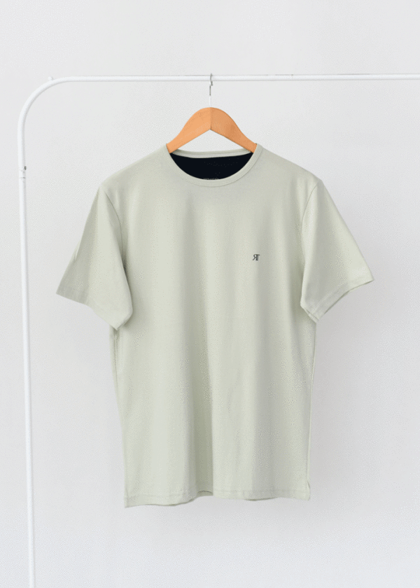 تیشرت-مردانه-(38) تیشرت مردانه رنگی سبز روشن - Image 1
