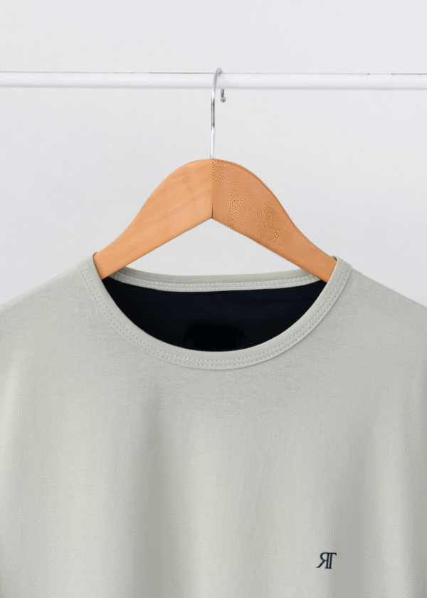 تیشرت مردانه رنگی سبز روشن - Image 2