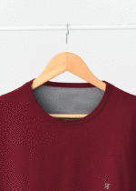 تیشرت مردانه رنگی زرشکی - Image 3