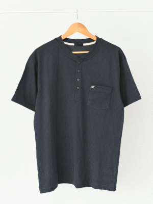 تیشرت مردانه جیب دار جلو دکمه نوک مدادی