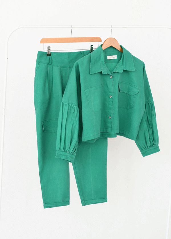 ست شومیز و شلوار لینن - Image 1