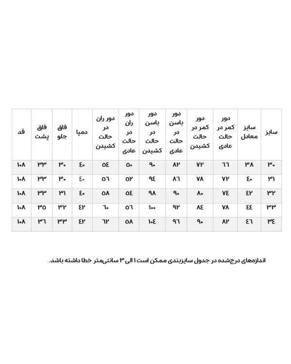 شلوار راسته جین آبی تیره - Image 9