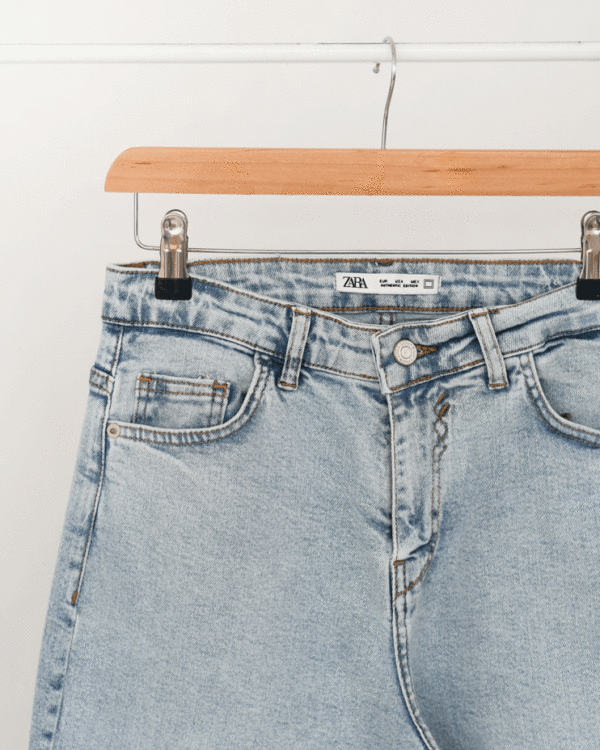 شلوار پایین ریش بغل چاکدار زارا - Image 7