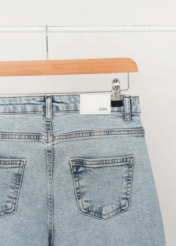 شلوار پایین ریش بغل چاکدار زارا - Image 6