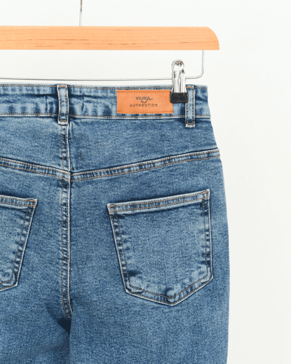 شلوار دمپا آبی متوسط - Image 6