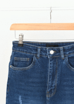 شلوار راسته جین سرمه ای - Image 7