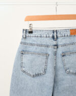 شلوار جین بگ کوتاه آبی روشن - Image 5