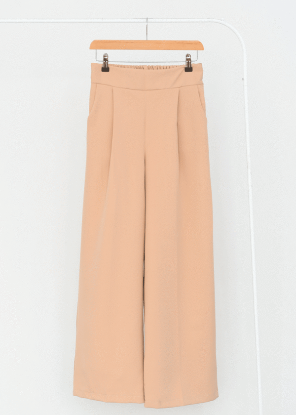 شلوار-کرمی--(2) شلوار بگ کرم مازراتی - Image 1