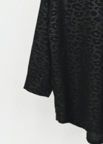 شومیز پلنگی مشکی - Image 2