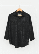 شومیز پلنگی مشکی