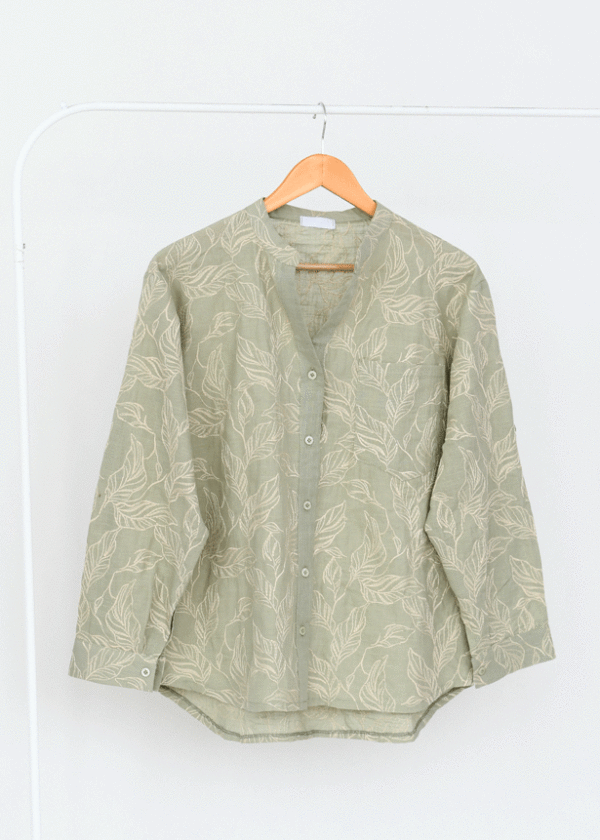 شومیز گلدوزی لینن - Image 1