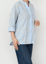 شومیز گلدوزی لینن - Image 8