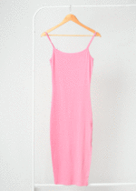 پیراهن کبریتی بندی صورتی