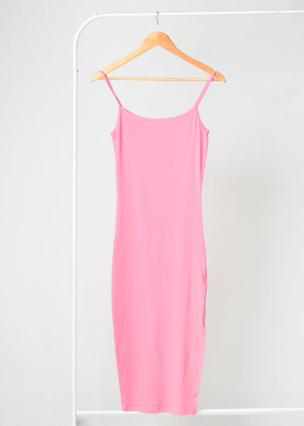 پیراهن کبریتی بندی صورتی - Image 1