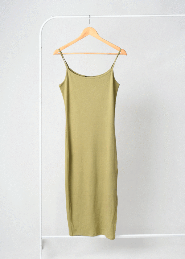 پیراهن کبریتی بندی سبز سدری - Image 1