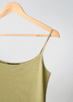 پیراهن کبریتی بندی سبز سدری - Image 2