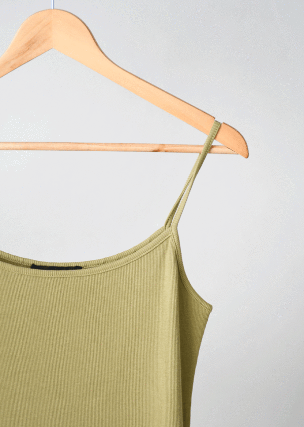 پیراهن کبریتی بندی سبز سدری - Image 2