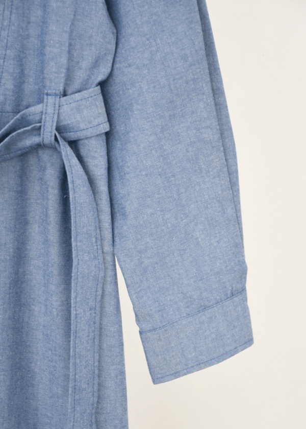 پیراهن جین کمربند دار - Image 6