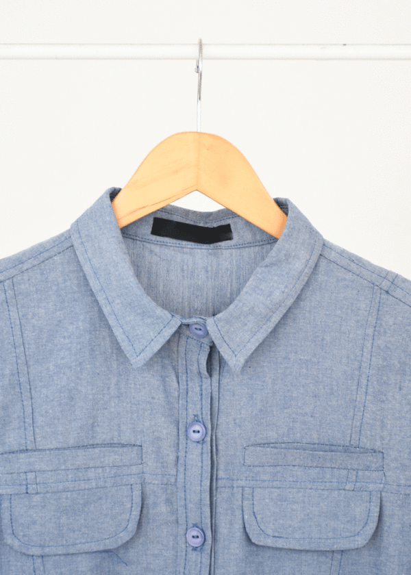 پیراهن جین کمربند دار - Image 7